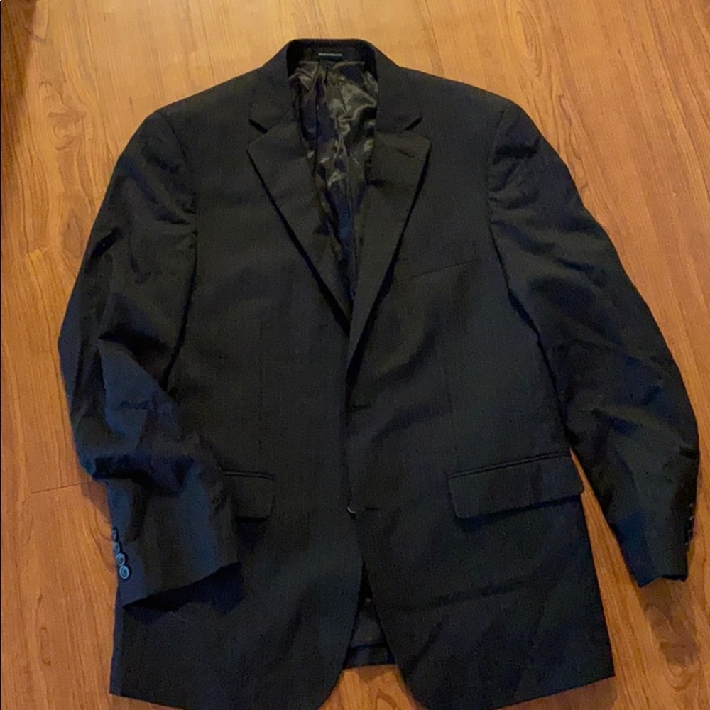 Pronto Uomo Platinum Black Suit Coat